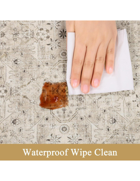 Juego de 3 Alfombrillas Antifatiga Pauwer Caqui 43.9x71.1cm