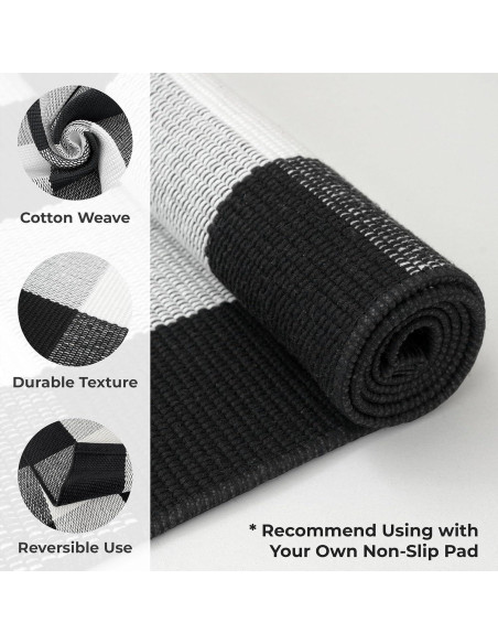 Alfombra de Entrada KOZYFLY Cuadro Búfalo 71x109 cm Lavable