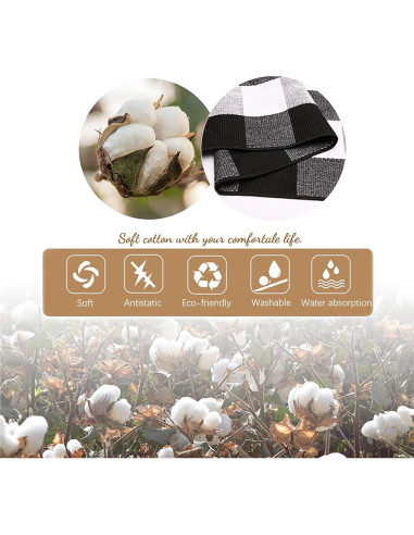 Alfombra de Entrada KOZYFLY Cuadro Búfalo 71x109 cm Lavable