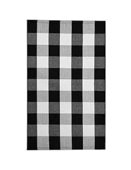 Alfombra de Entrada KOZYFLY Cuadro Búfalo 71x109 cm Lavable