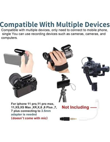 Micrófono Lavalier Inalámbrico LENSGO 318C UHF 20 Canales