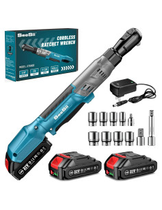 Llave de Carraca Eléctrica Seesii RT600B 21V 90Nm 200RPM