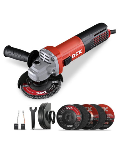 Amoladora Angular DCK KSM17-115B 1100W 4.5" 11800 RPM