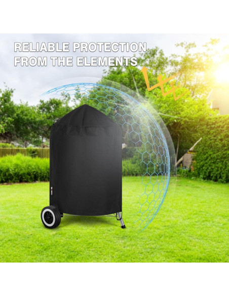 Cubierta para Parrilla de Carbón FEVERCOVER 22" Impermeable