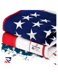 Bandera Americana de Nylon 3x5 ft (0.91x1.52 m) Hecha en EE. UU.