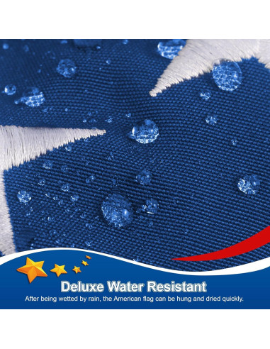 Bandera Americana de Nylon 3x5 ft (0.91x1.52 m) Hecha en EE. UU.