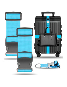 Juego de 3 Correas para Equipaje BILIONE - Ajustables 89-178 cm