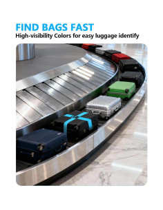 Juego de 3 Correas para Equipaje BILIONE - Ajustables 89-178 cm 2