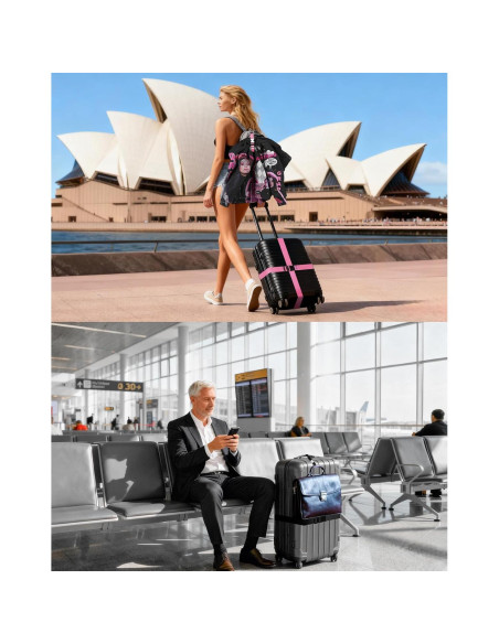 Juego de 3 Correas para Equipaje BILIONE - Ajustables 89-178 cm