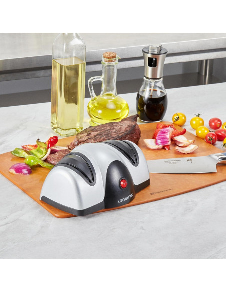 Afilador de cuchillos eléctrico Kitchen Tek 2 etapas 19 cm