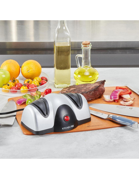 Afilador de cuchillos eléctrico Kitchen Tek 2 etapas 19 cm