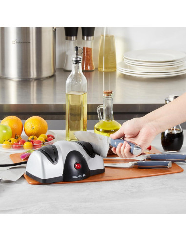 Afilador de cuchillos eléctrico Kitchen Tek 2 etapas 19 cm
