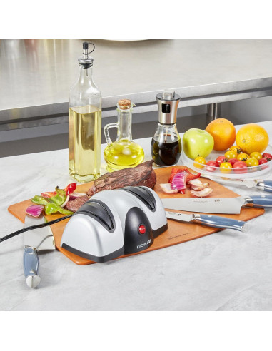 Afilador de cuchillos eléctrico Kitchen Tek 2 etapas 19 cm
