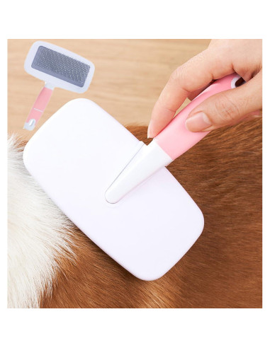 Kit de Aseo para Mascotas Pequeñas GEBER 9 Piezas Rosa