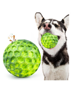 Pelota Squeaky para Perros Grandes ZRIFAQESW - Indestructible 8.13cm