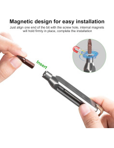 Destornillador de bolsillo EDC FANAUE de titanio 10 en 1 2