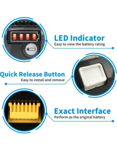 2 Baterías Litio 18V 6.0Ah VIRSHX para Makita 2