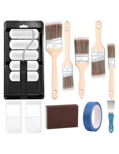 Kit de Pintura Mckanti con Rodillos, Brochas y Accesorios