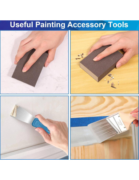 Kit de Pintura Mckanti con Rodillos, Brochas y Accesorios