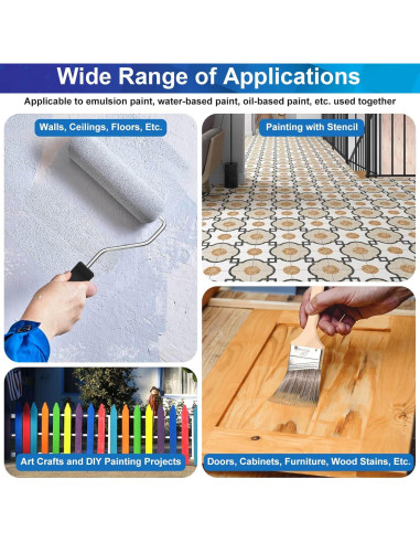 Kit de Pintura Mckanti con Rodillos, Brochas y Accesorios