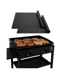 Alfombrillas para Parrilla UNCO 2 Piezas 56x41 cm Antiadherentes