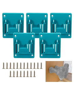 5 Soportes de Montaje Crivnhar para Taladro 18V con Tornillos