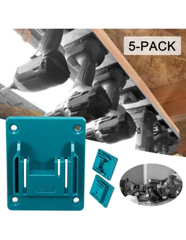 5 Soportes de Montaje Crivnhar para Taladro 18V con Tornillos