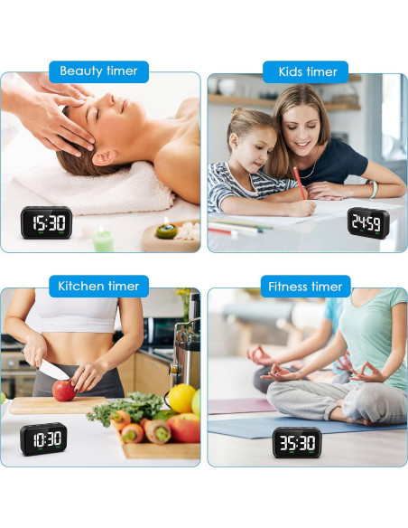 Temporizador de Cocina Digital Olipiter con Pantalla LED 3.5"