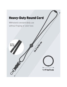 Cordón de Cuello Uniclife Ajustable con Hebilla de Seguridad 2