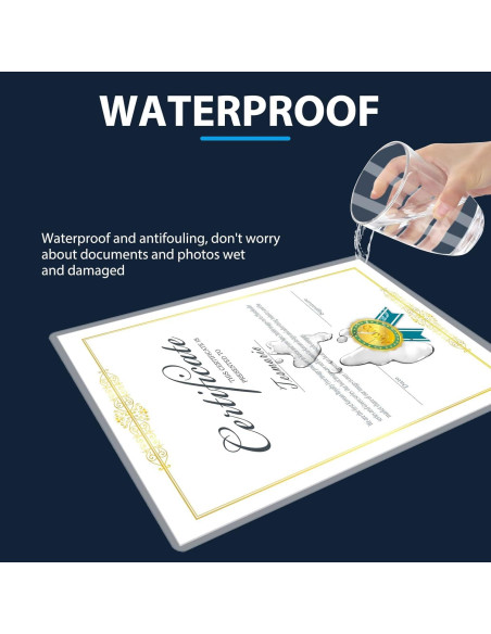 Paquete de 400 Hojas de Laminado FURWEY 3 Mil Transparente