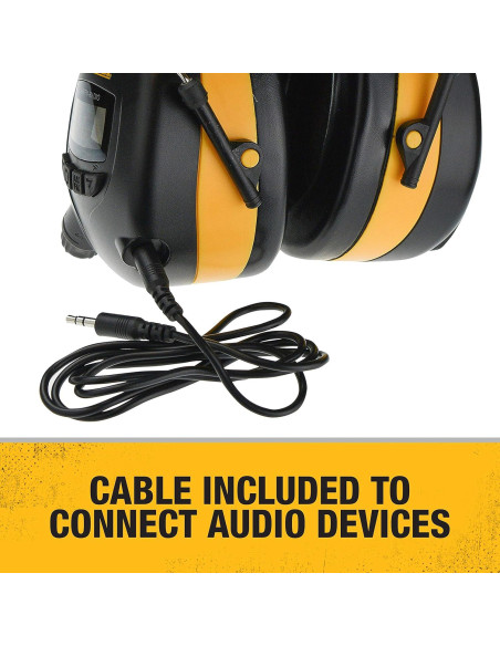 Muff Electrónico DeWalt DPG15 Protección Auditiva 25dB