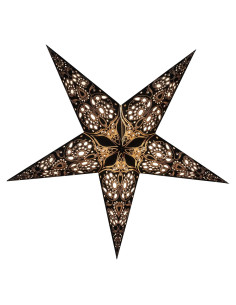 Linterna de Papel Estrella 61cm GalaxyArts Maharani Negra