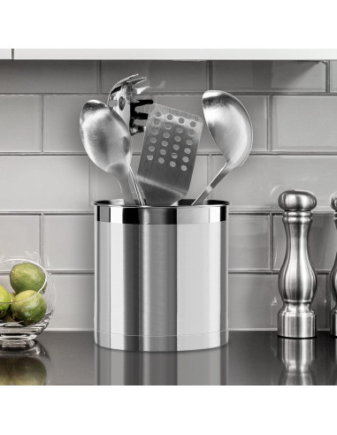 Soporte de Utensilios Jumbo Oggi Acero Inoxidable 17.78 cm