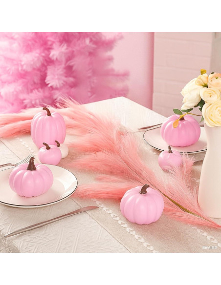 Guirnalda de Hierba Pampas Artificial Giegxin 2 Pcs 180 cm Rosa