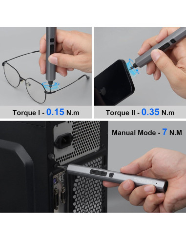 Destornillador Eléctrico SHARDEN Mini 29 en 1 Precisión