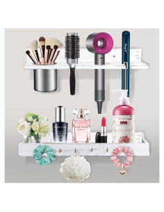 Organizador de Herramientas para el Cabello ANHIEN Blanco 4 en 1