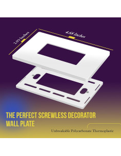 Cubierta de Enchufe Segura para Niños ENERLITES 1-Gang Blanca 10 Pcs 2