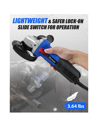 Amoladora Angular AVID POWER 900W 11.43 cm Azul