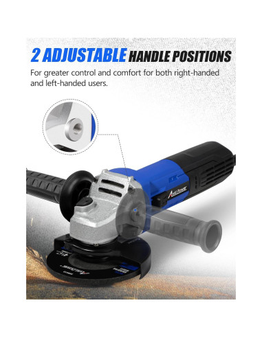 Amoladora Angular AVID POWER 900W 11.43 cm Azul