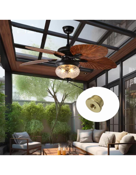 Tapa de Remate de Lámpara Sólida GDQLCNXB - 2 Piezas