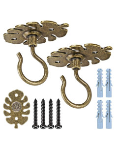 Ganchos de Techo Dolibest de Metal para Plantas y Luces - 2PCS