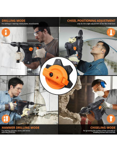 Taladro de Martillo Rotativo Towallmark 12.3A 4 en 1 2