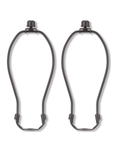 Soporte de Pantalla de Lámpara Qc 20.32 cm Bronce 2 Piezas