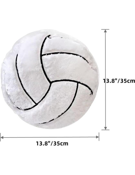 Almohada de Voleibol XZJMY 35x35 cm Suave y Esponjosa