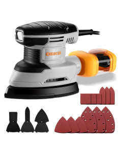 Lijadora de Detalle DEKOPRO 20V 13000 RPM con Accesorios