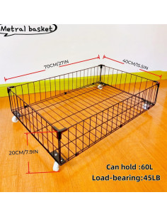 Cajones de Almacenamiento Bajo la Cama Jifader - 4 Unidades con Ruedas 2