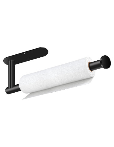 Soporte para Toallas de Papel Bollove Negro Acero Inoxidable