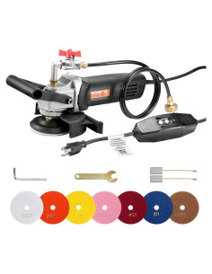 Pulidora Húmeda VEVOR 800W 4" 6 Velocidades para Mármol