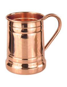 Taza de Cerveza de Cobre Puro Yunque del Artesano 532 ml