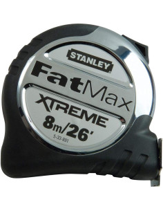 Cinta Métrica Stanley FatMax 10m Ancho 32mm Plata 2